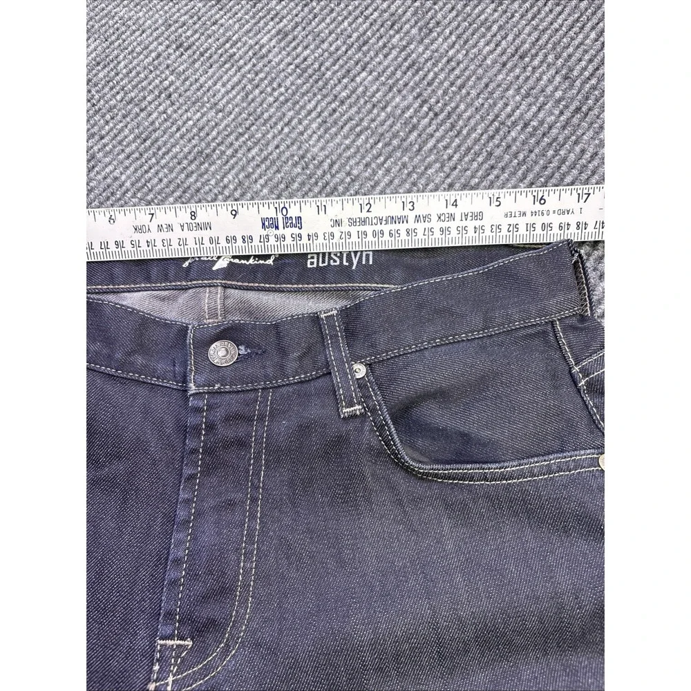 7ForAll Mankind Austyn Jean Men 32x32Blue Relaxed Straight Leg Stretch Dark nwot